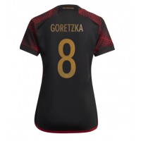 Dres Njemačka Leon Goretzka #8 Gostujuci za Žensko SP 2022 Kratak Rukav